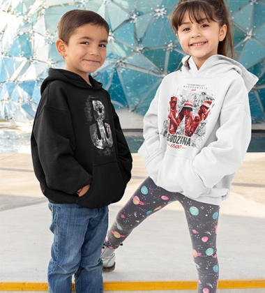 Bluza z kapturem dziecięca GODZINA W